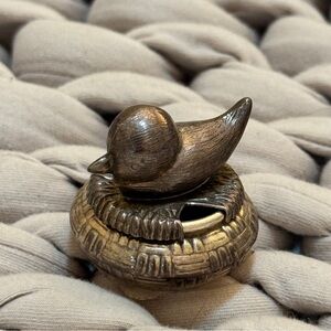 Sterling Silver Bird Trinket Box